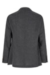 blazer in flamed wool