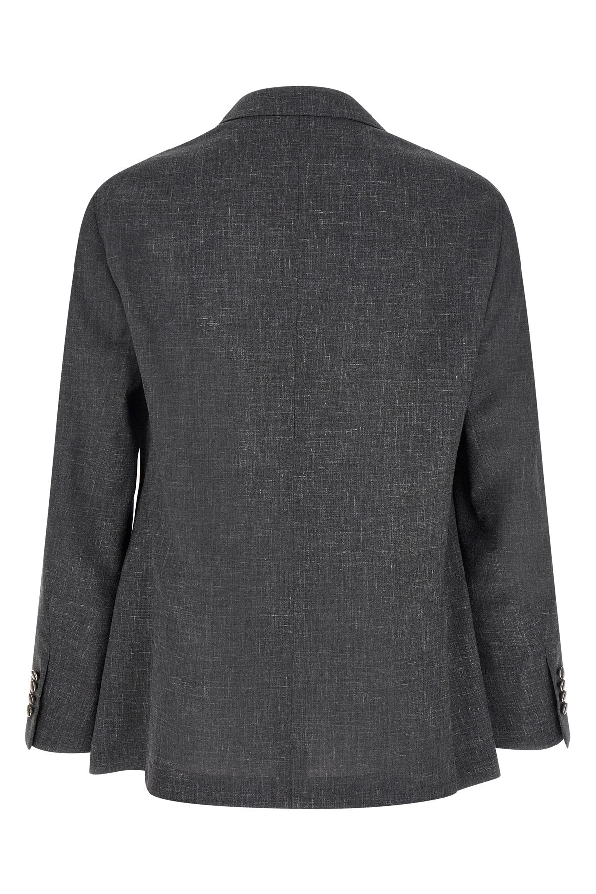 blazer in flamed wool