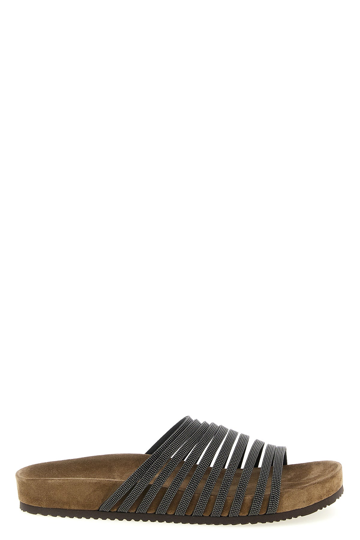 BRUNELLO CUCINELLI 36 suede slides
