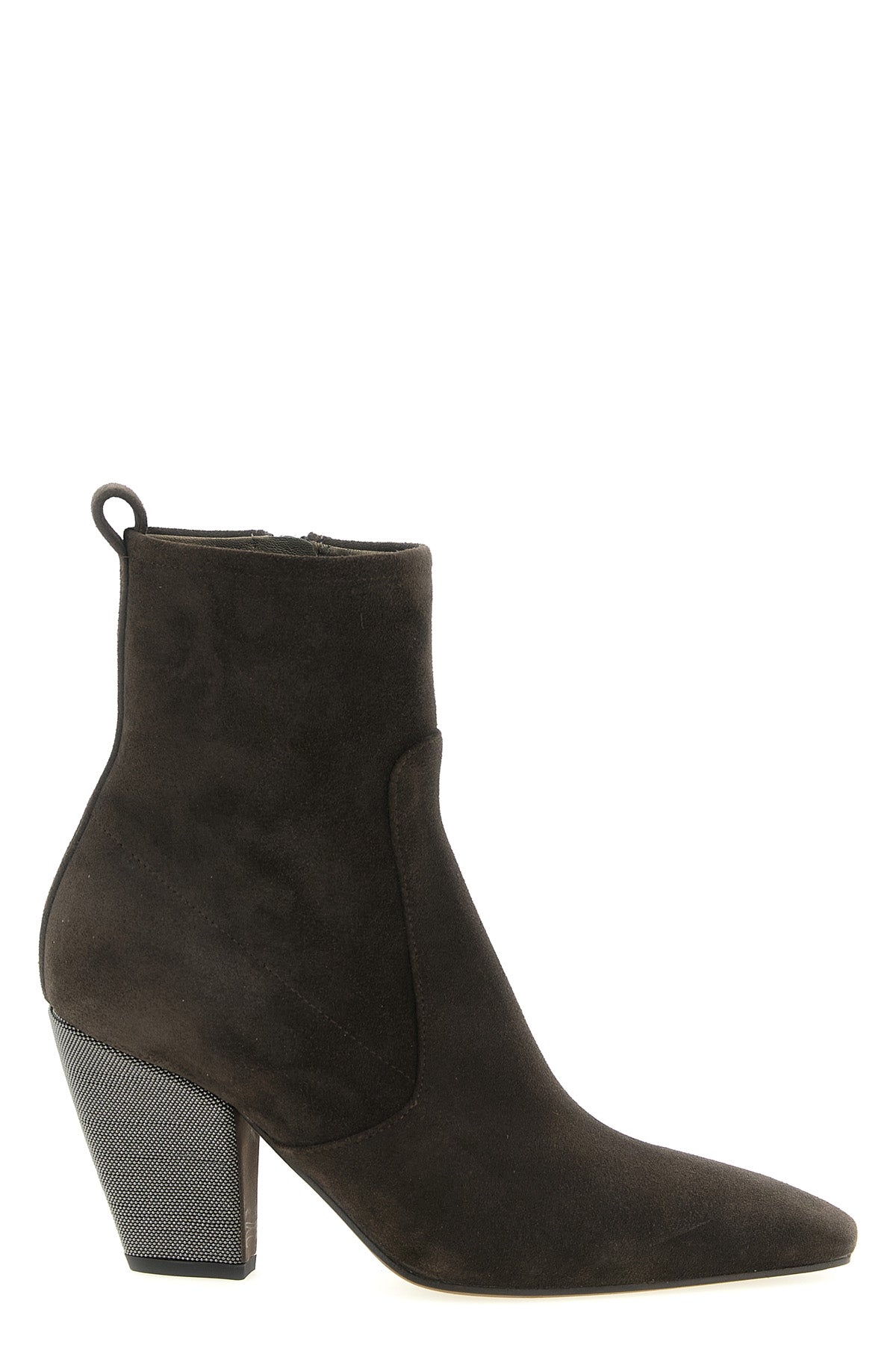 BRUNELLO CUCINELLI 37 suede ankle boots