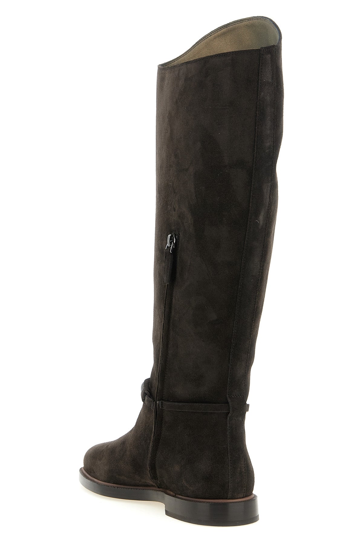 suede high boots
