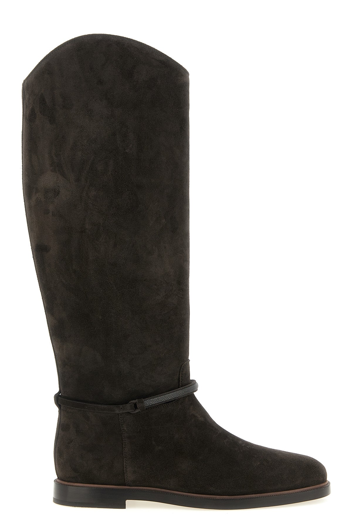 BRUNELLO CUCINELLI 37 suede high boots
