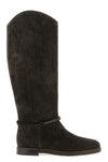 suede high boots