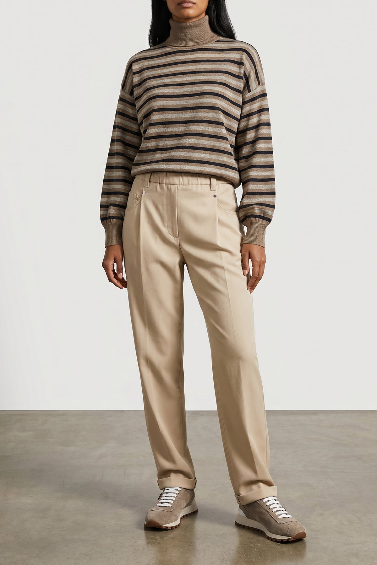 BRUNELLO CUCINELLI 37 runners suede sneakers