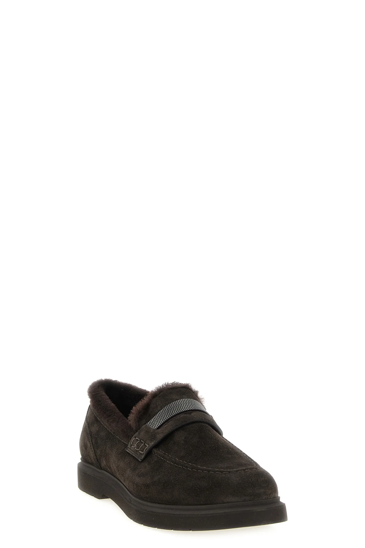 BRUNELLO CUCINELLI 36.5 brunello cucinellis penny loafer loafers feature a structured construction in