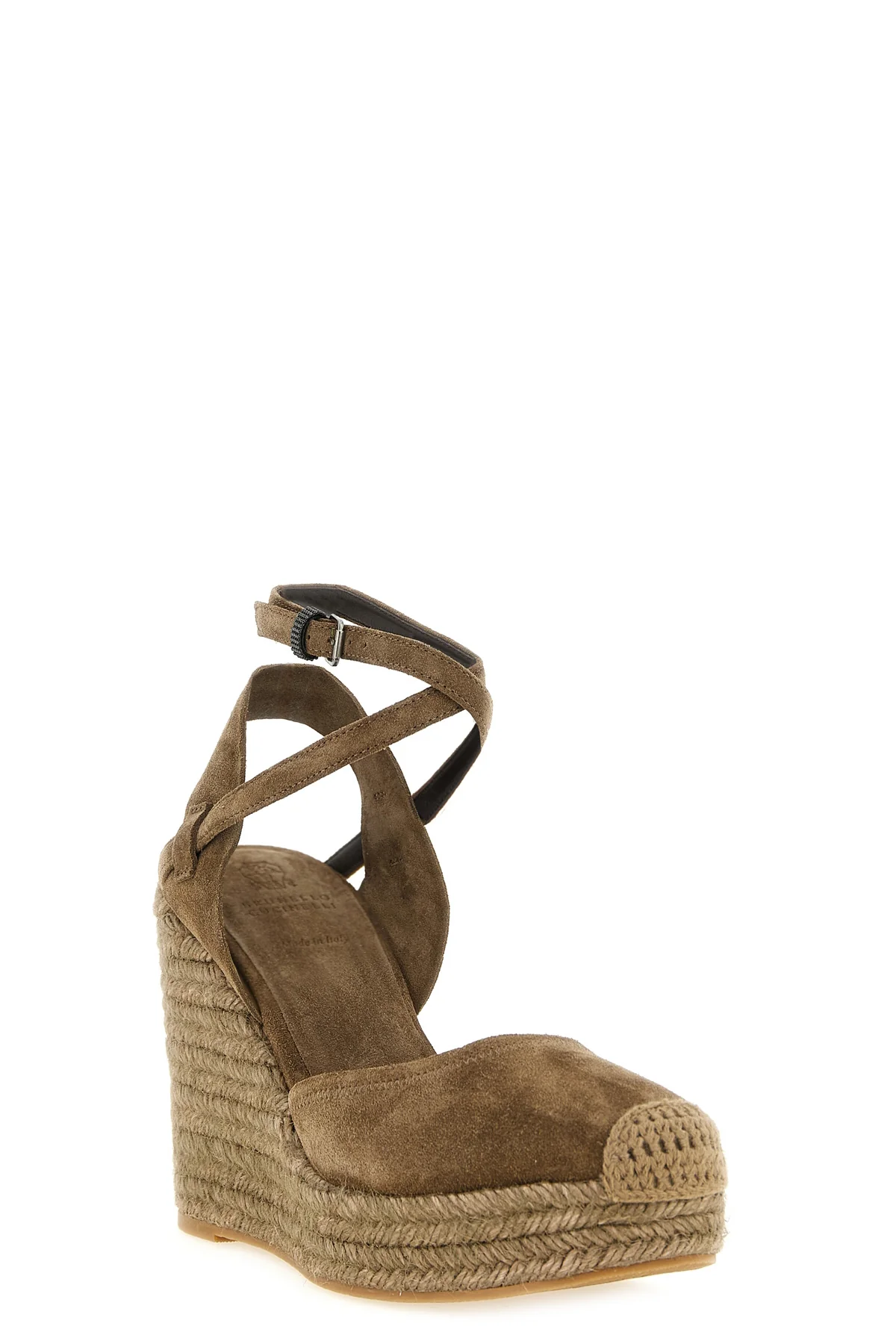 BRUNELLO CUCINELLI 37 brunello cucinelli wedge espadrilles anchor craftsmanship to a timeless summer s