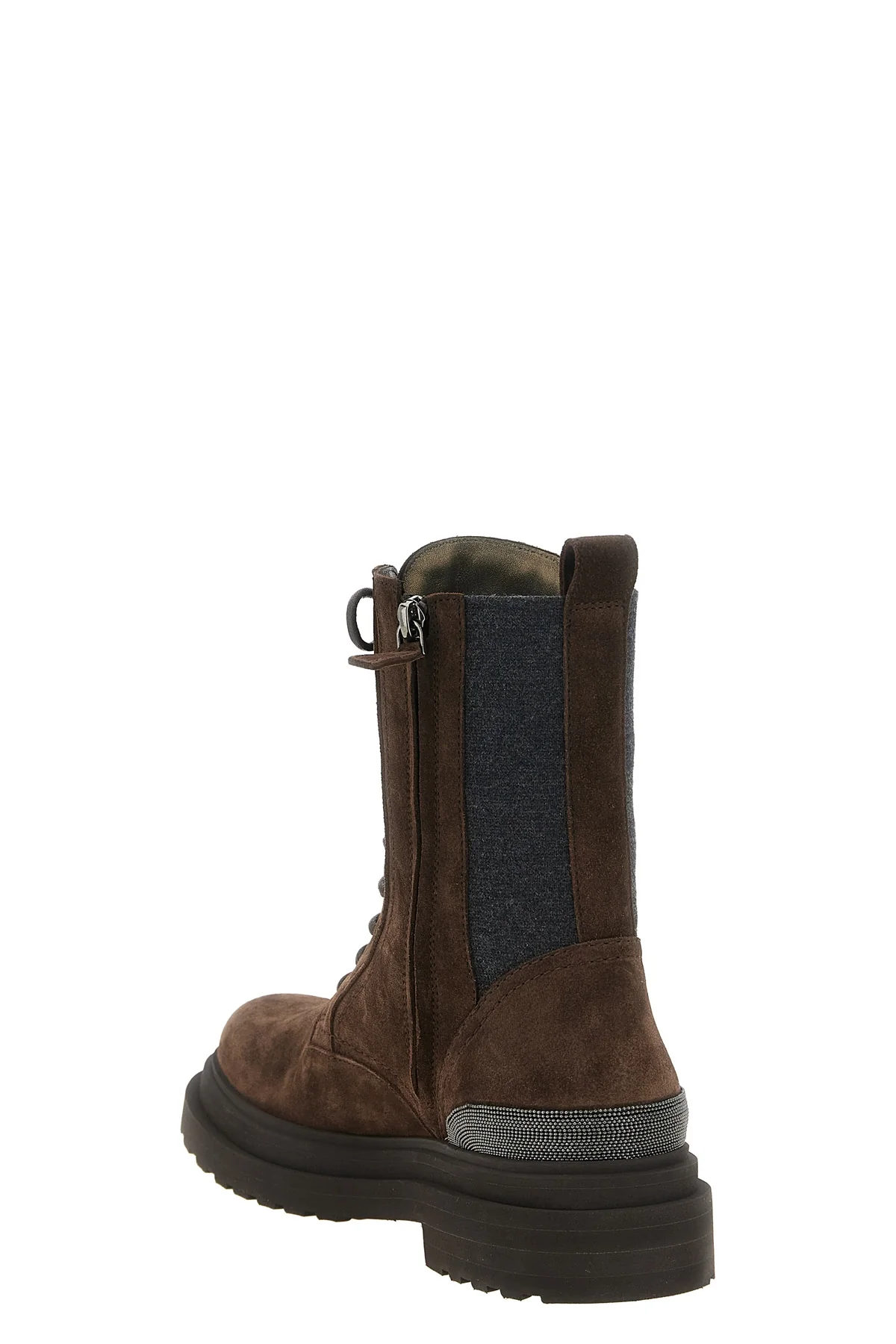 brunello cucinelli fine suede ankle boots redefine the codes of structured footw