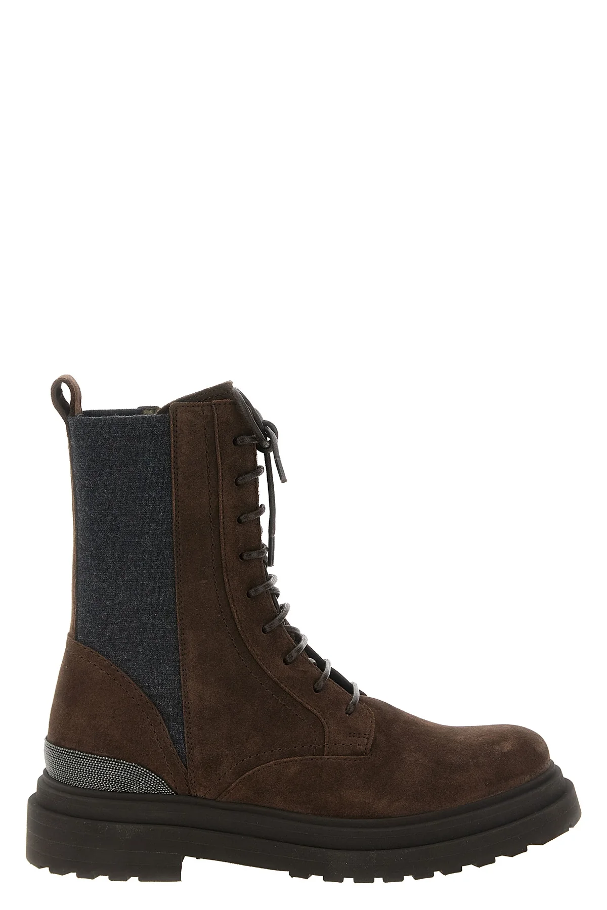 BRUNELLO CUCINELLI 36 brunello cucinelli fine suede ankle boots redefine the codes of structured footw