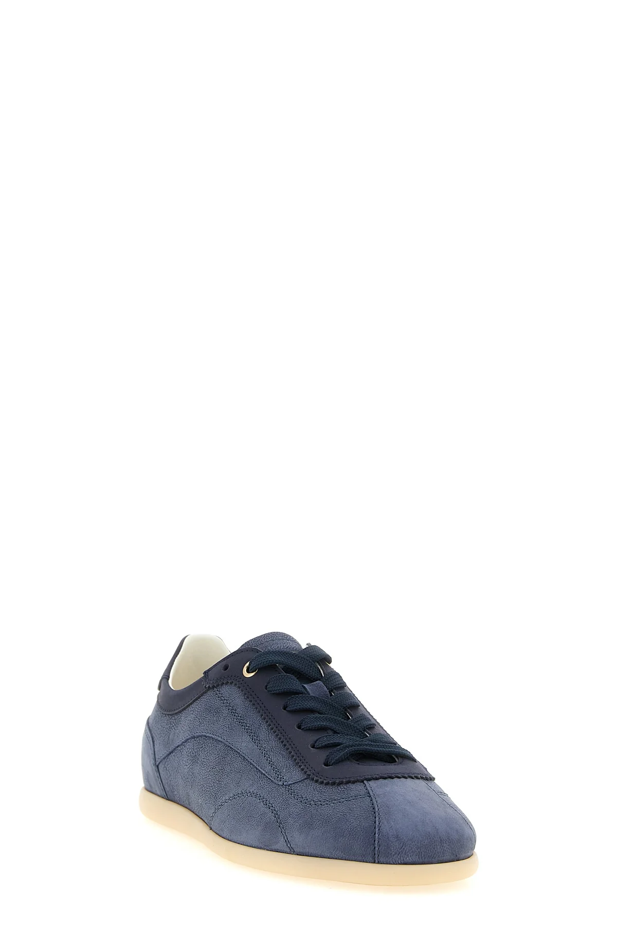 BRUNELLO CUCINELLI 40 texture nubuck and suede sneakers