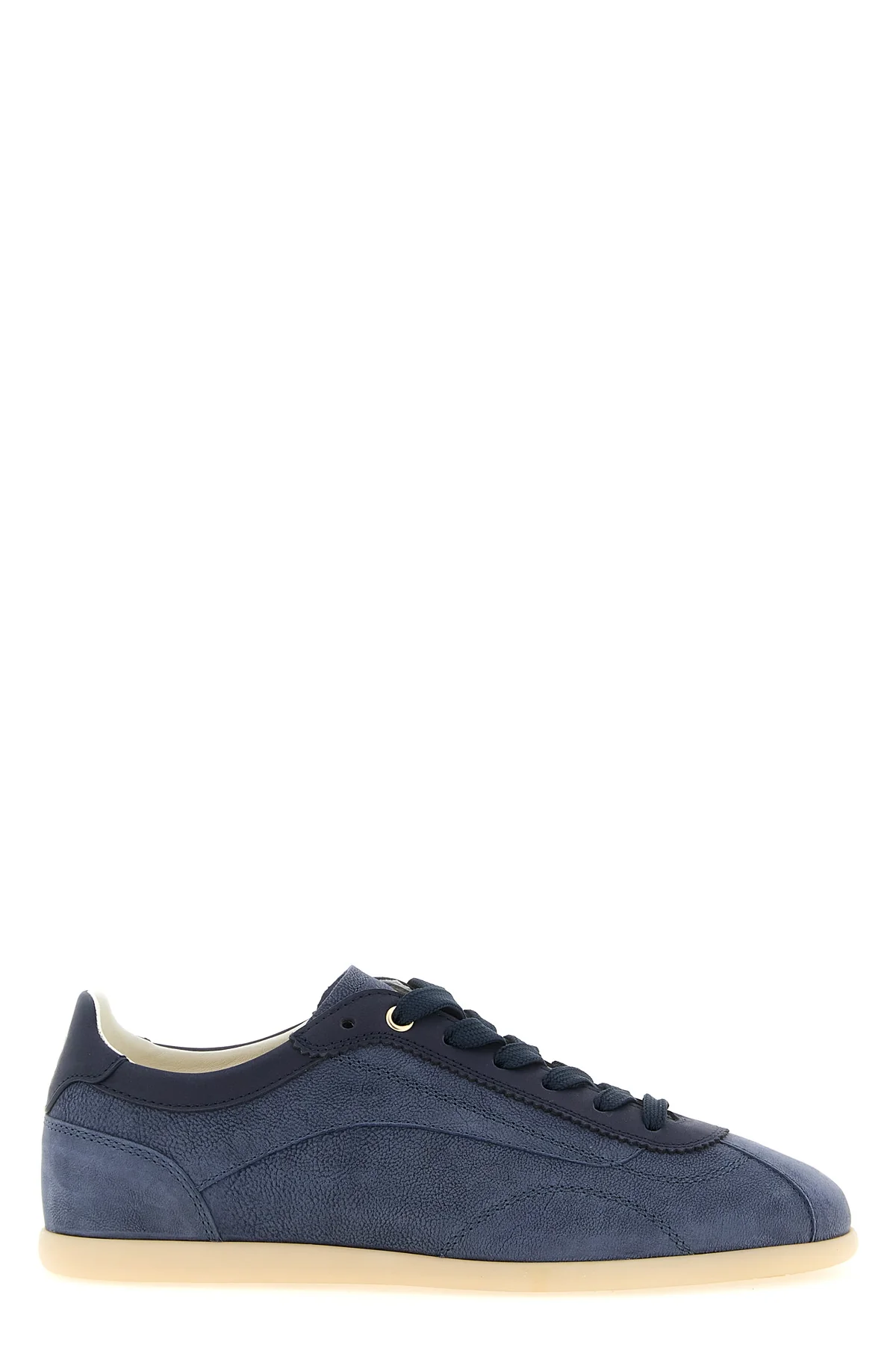 texture nubuck and suede sneakers