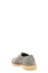 derby light slightly iridescent inverted calf leather lace-up shoes
