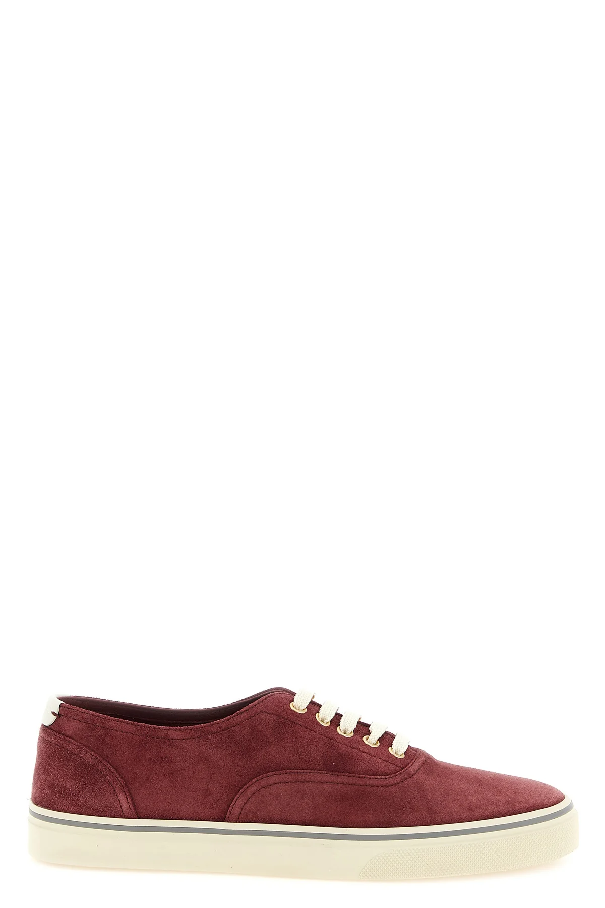 BRUNELLO CUCINELLI 41.5 the brunello cucinelli suede-effect inverted calfskin leather sneakers
