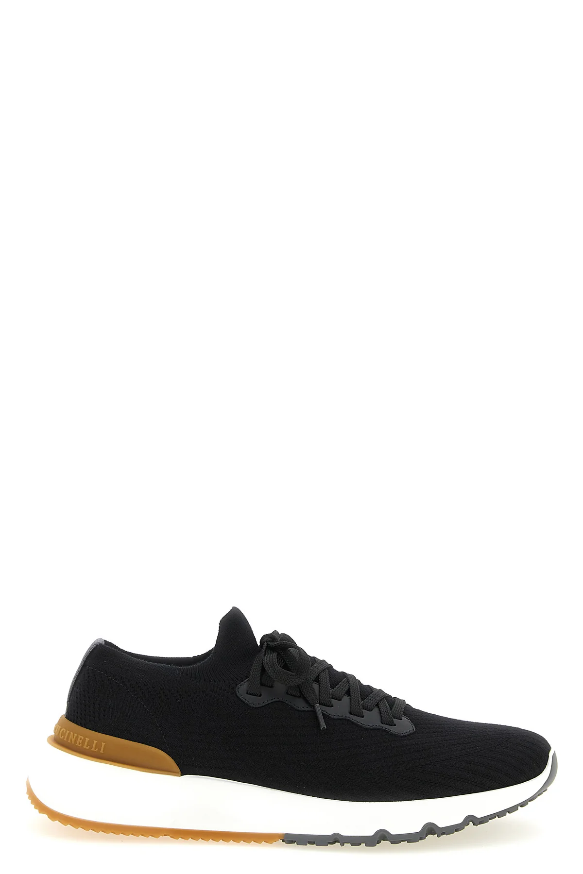 BRUNELLO CUCINELLI 39 running sock lace-up fabric sneakers
