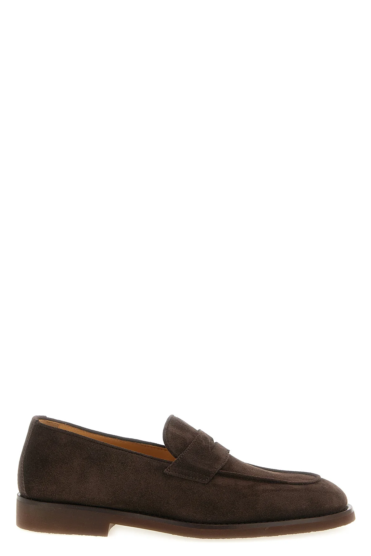 brunello cucinelli suede loafers