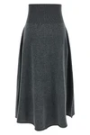 the extreme cashmere n°388 ease midi skirt redefines everyday luxury through a