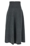 the extreme cashmere n°388 ease midi skirt redefines everyday luxury through a