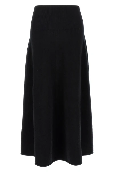 n°388 ease cashmere midi skirt