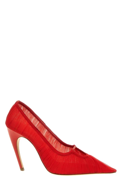 tulle pumps