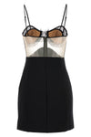 explosive flower bra dress in stretch fabric