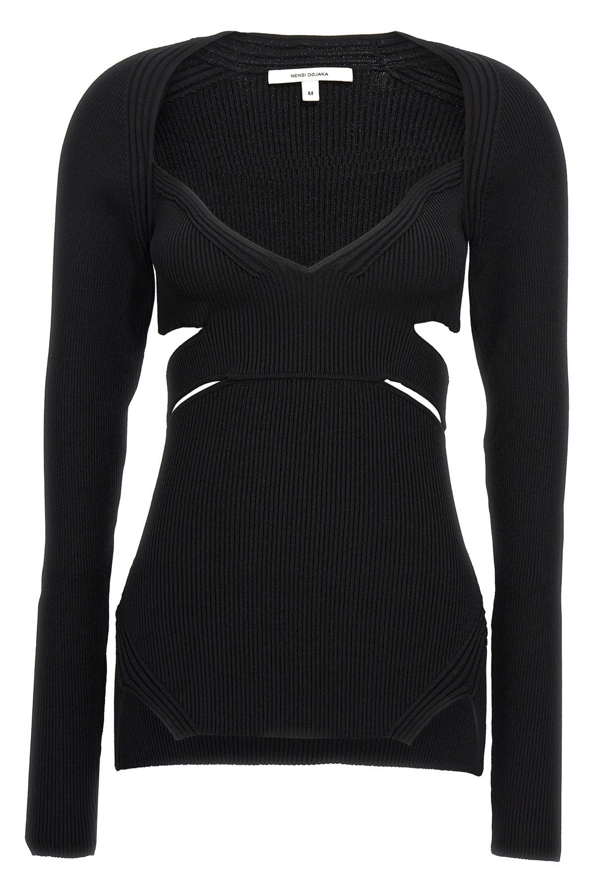 NENSI DOJAKA M ribbed viscose blend sweater