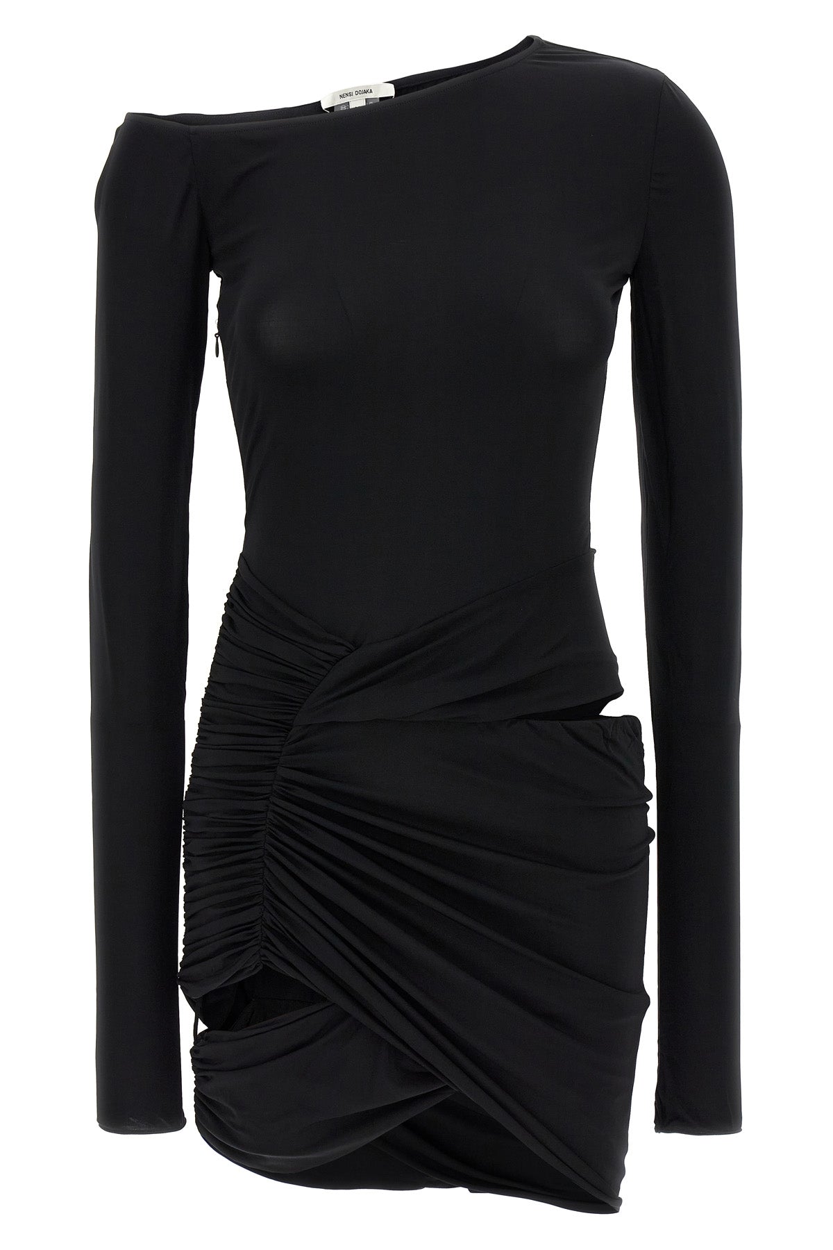 NENSI DOJAKA M asymmetrical stretch fabric dress