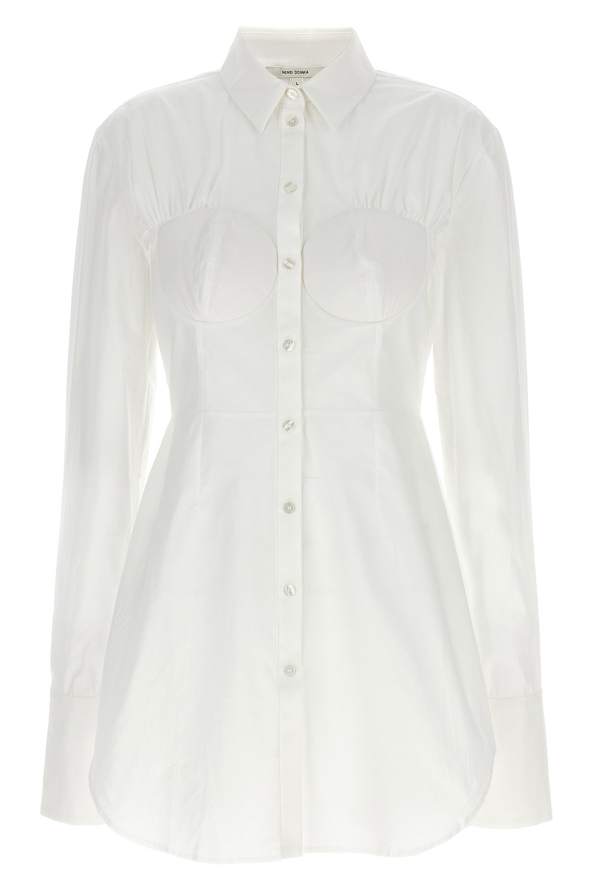 NENSI DOJAKA L hybrid cotton poplin shirt
