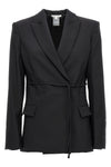double breast wool blazer