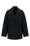 the loulou studio neil coat redefines the codes of outerwear through a relaxed