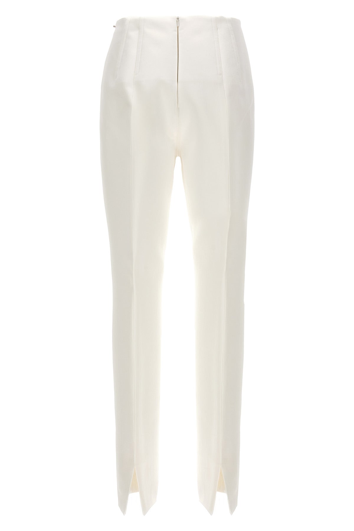 SPORTMAX 38 netto trousers in heavy bonded satin