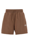 simple dome cotton fleece shorts