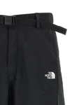 nse bermuda shorts in wrinkled effect technical fabric