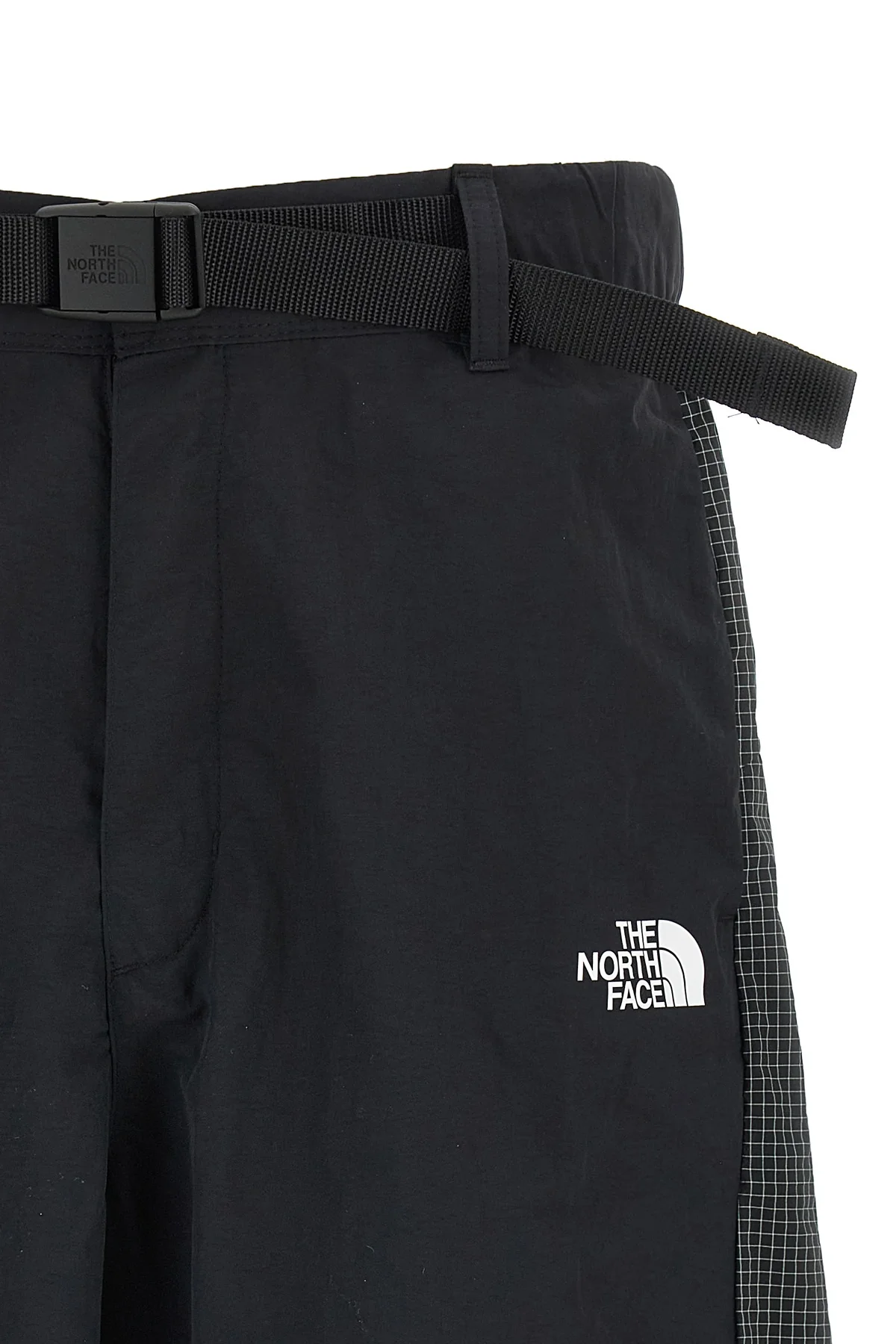 nse bermuda shorts in wrinkled effect technical fabric