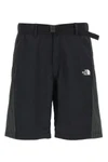 nse bermuda shorts in wrinkled effect technical fabric
