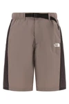 nse bermuda shorts in wrinkled effect technical fabric