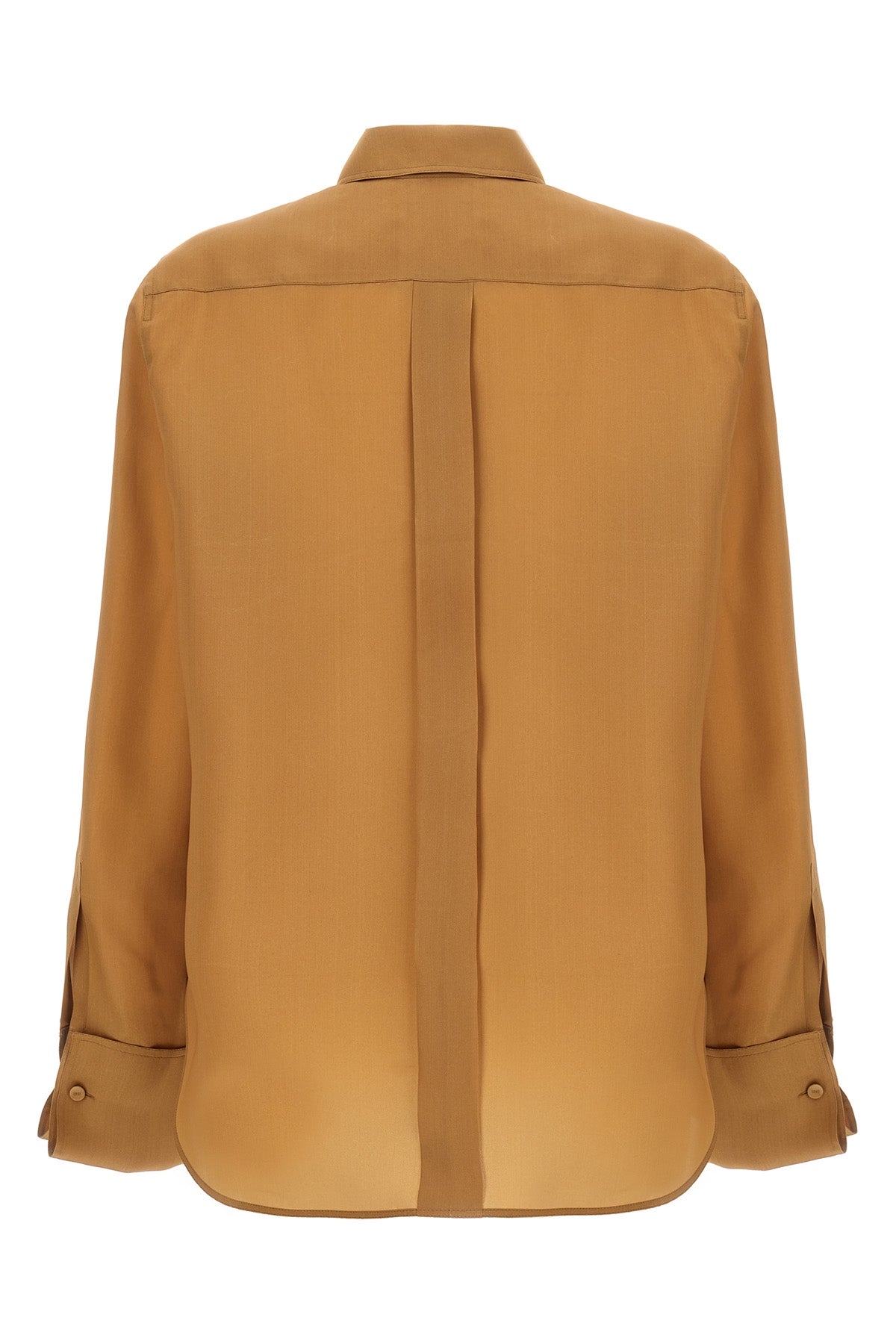 MAX MARA 44 nola satin silk triple organza shirt