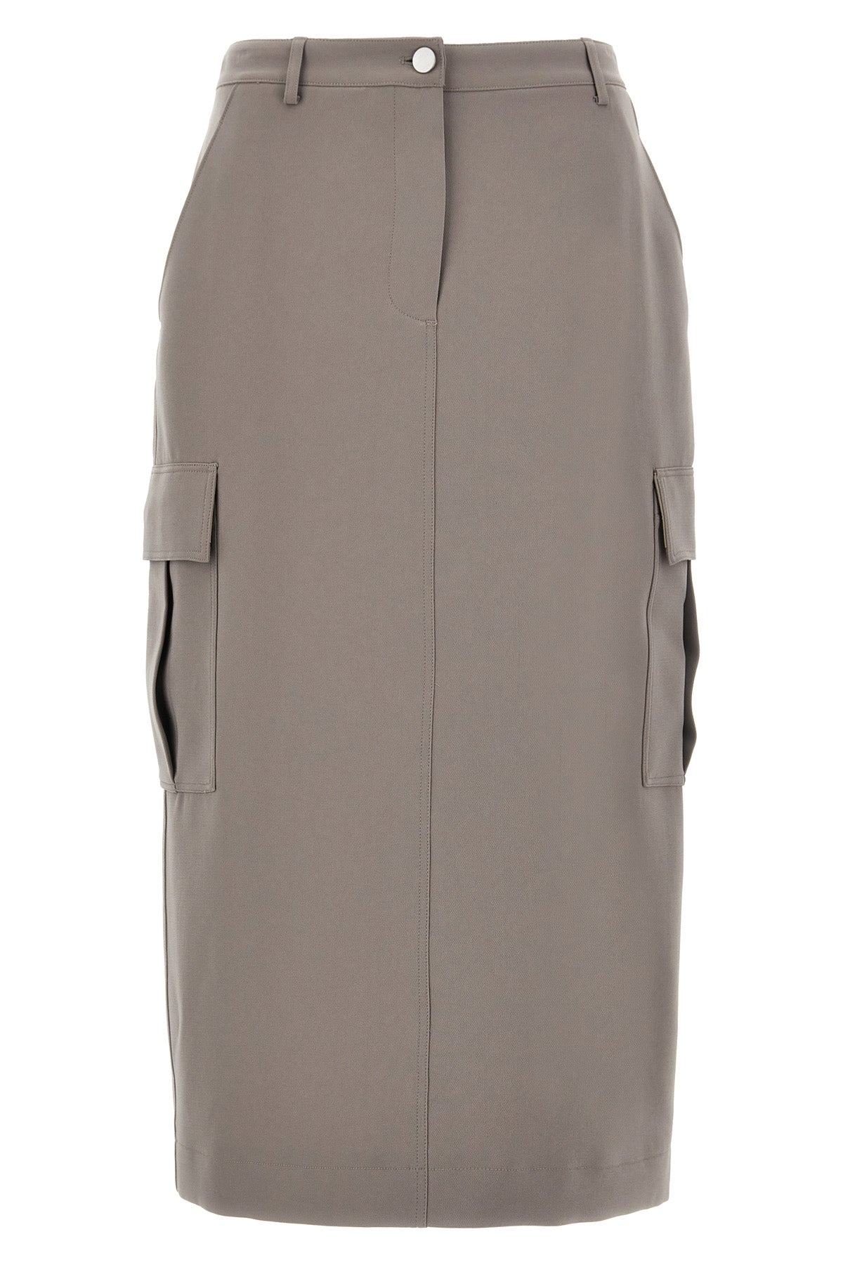 THEORY 0 relaxed cargo acetate skirt