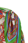 carretto print cotton batista skirt