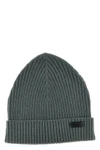 english ribbed beanie in cashmere