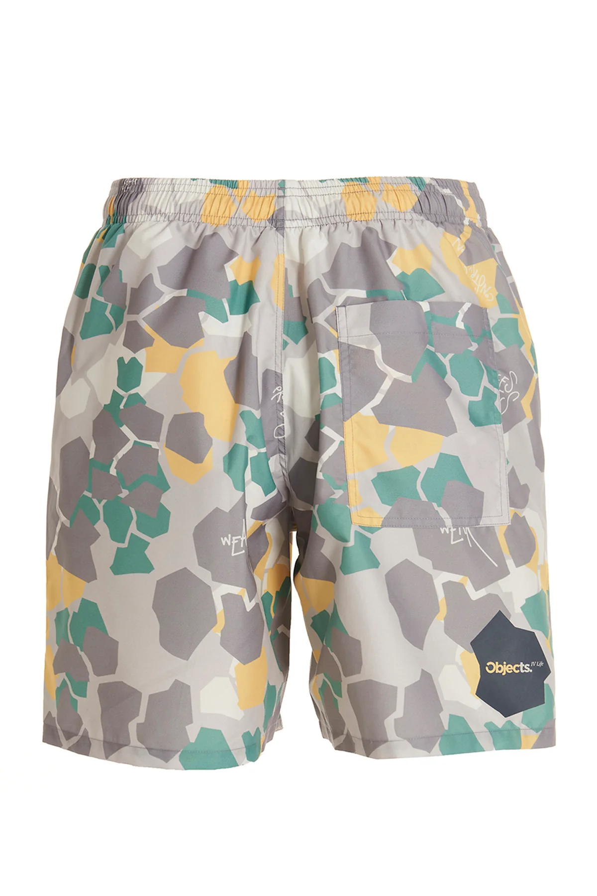 tech fabric beach shorts
