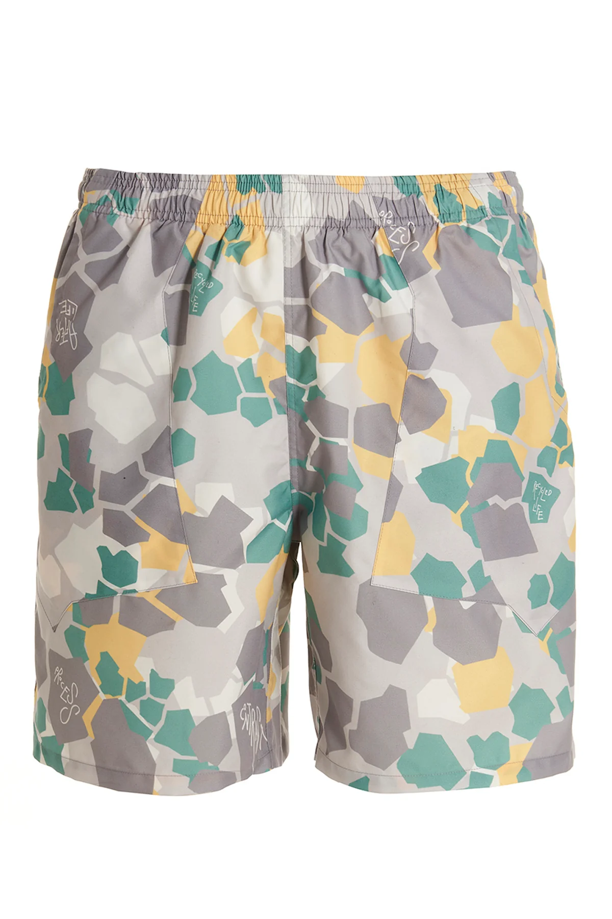 tech fabric beach shorts
