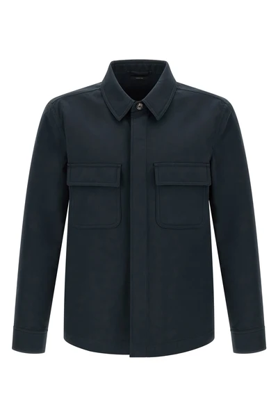 heavy cotton twill overshirt