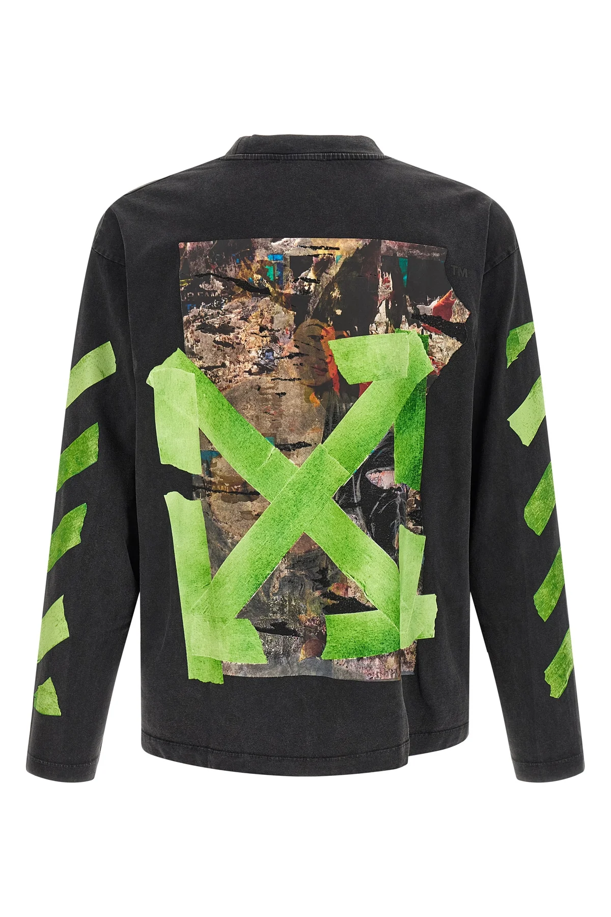 OFF-WHITE L the off-white bacco arrow skate long-sleeved t-shirt