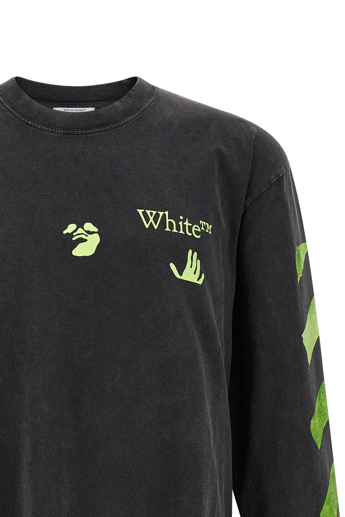 the off-white bacco arrow skate long-sleeved t-shirt