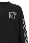 the off-white motion arrow skate crew neck sweatshirt