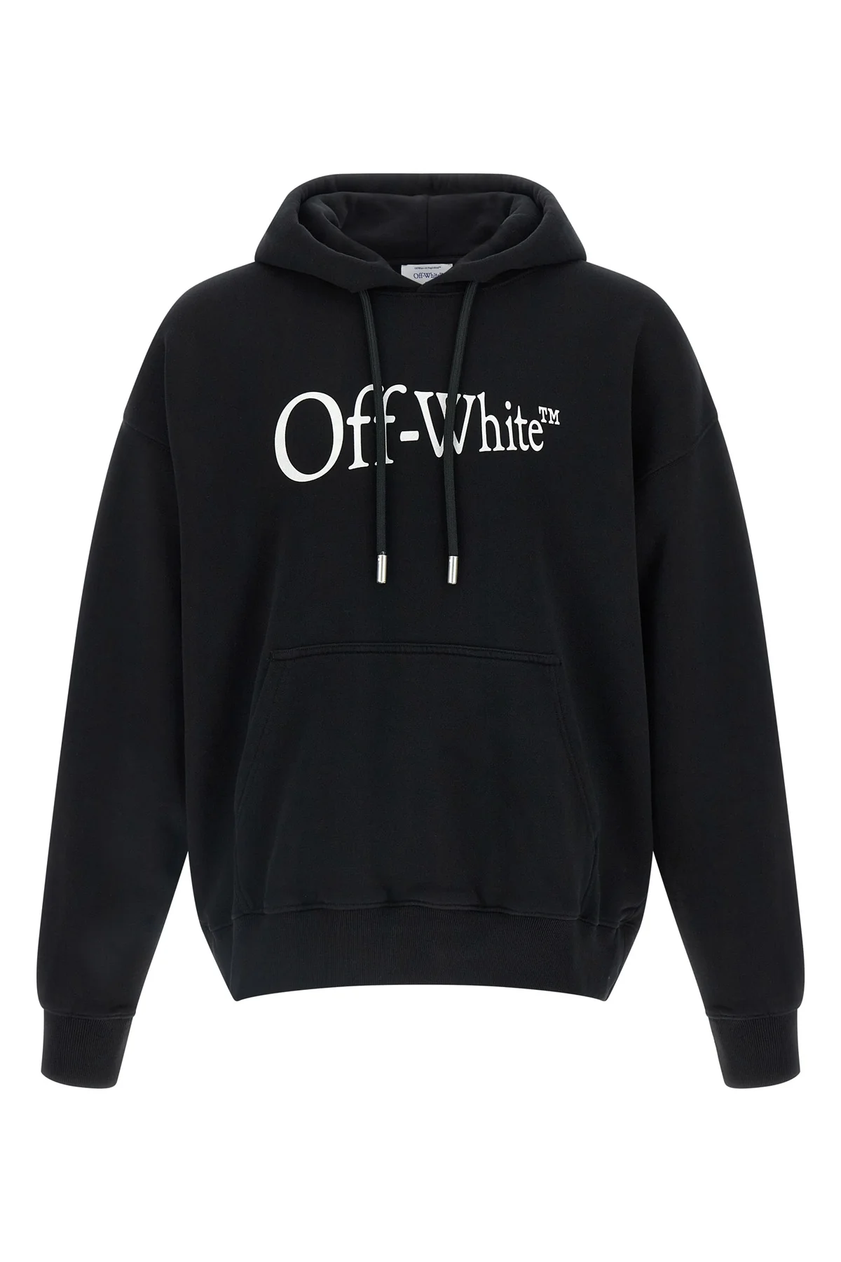 OFF-WHITE M run arrow skate hoodie in brushed cotton