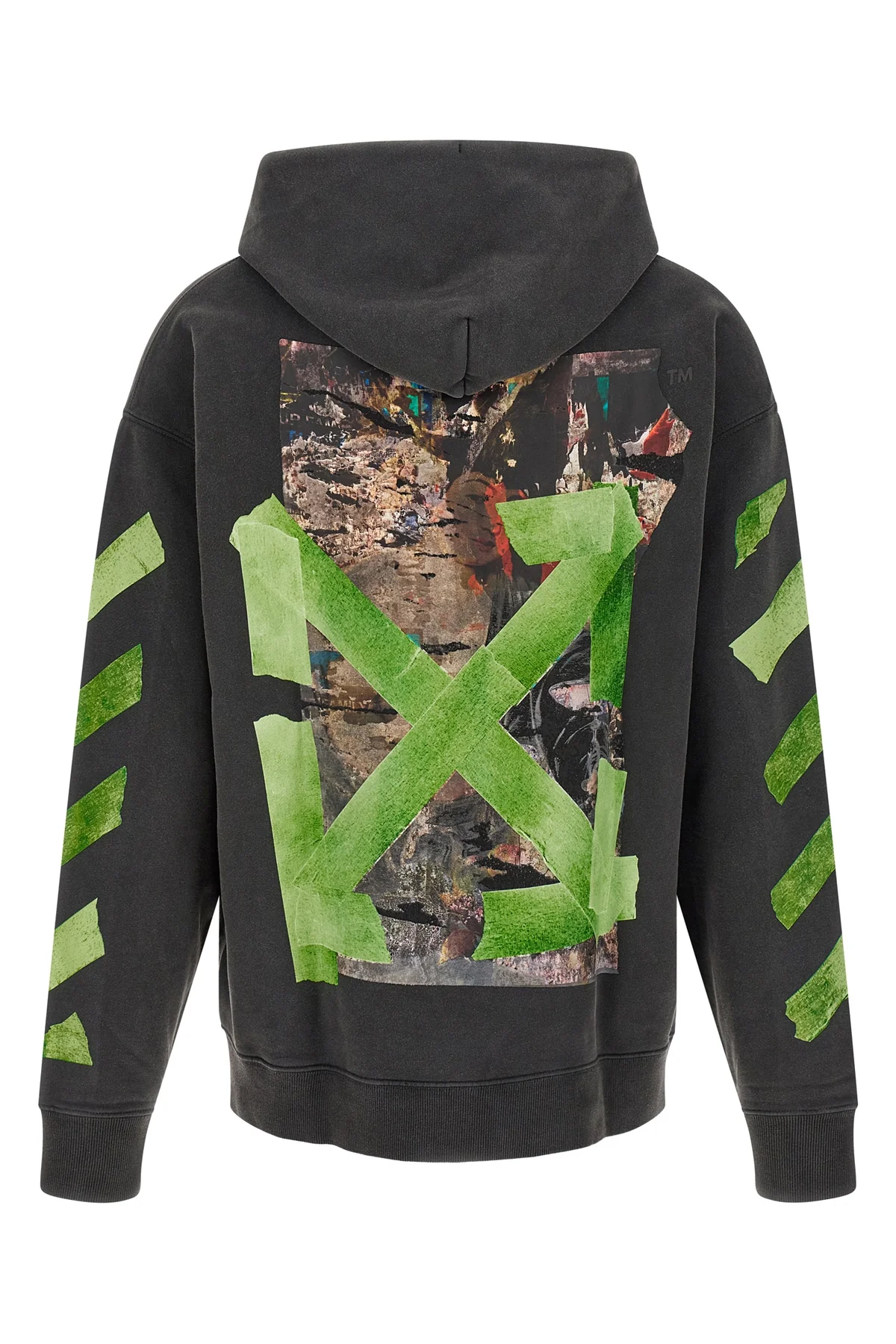 the off-white bacco arrow skate hoodie