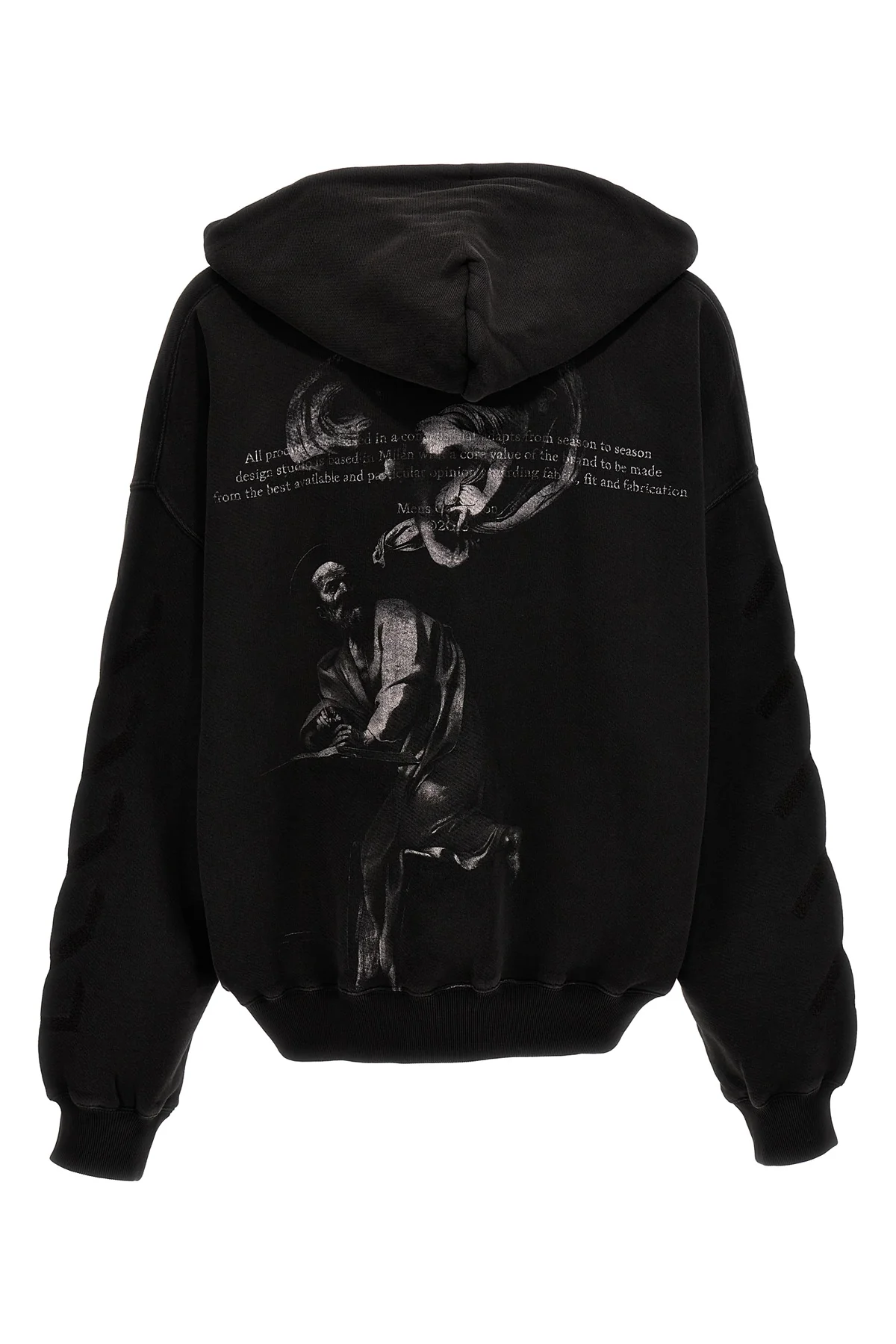 matthew hoodie in faded-effect cotton