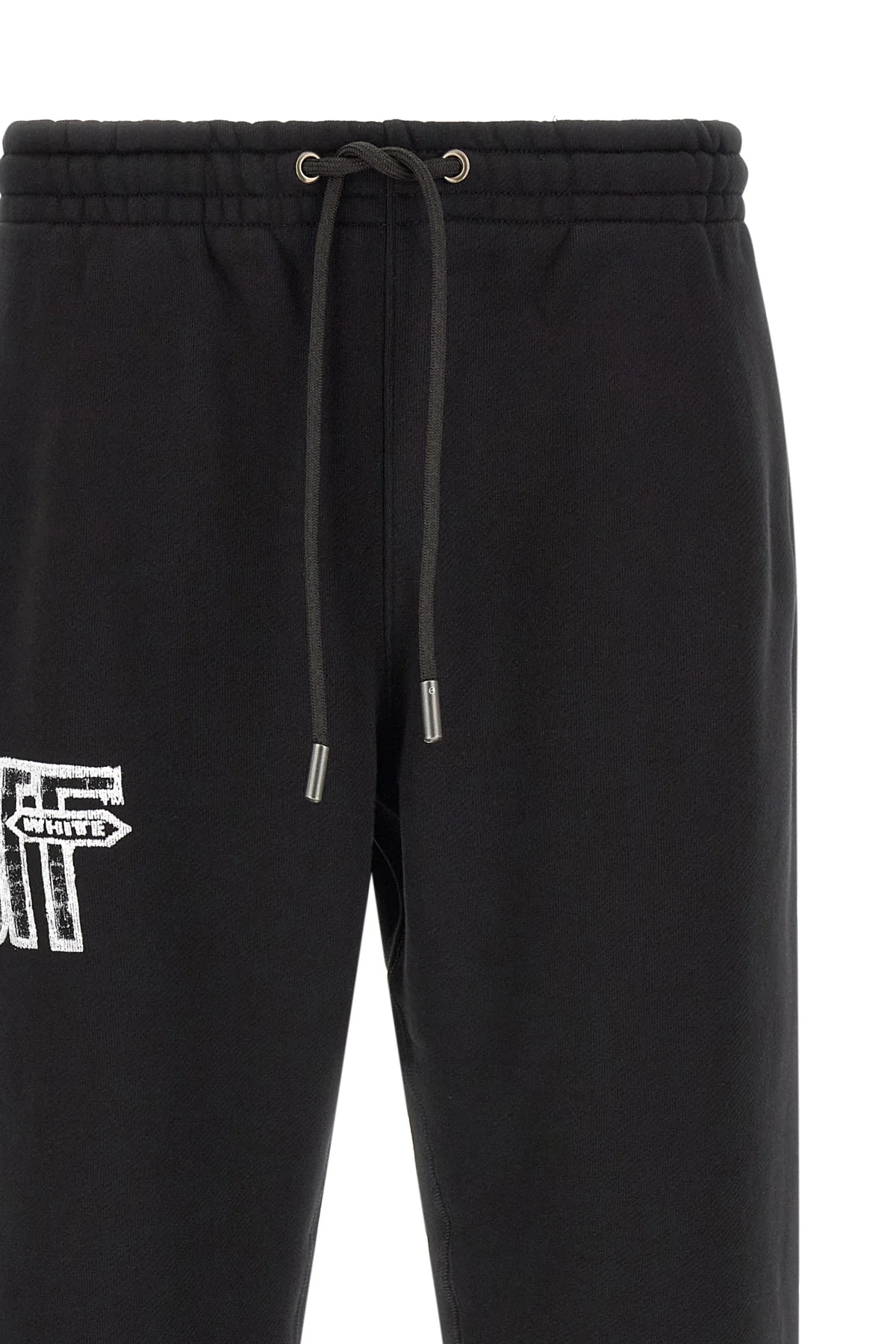 the off-white motion arrow cuffed sports pants