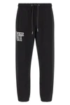 the off-white motion arrow cuffed sports pants