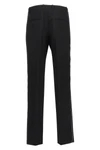 ow emb wool pants